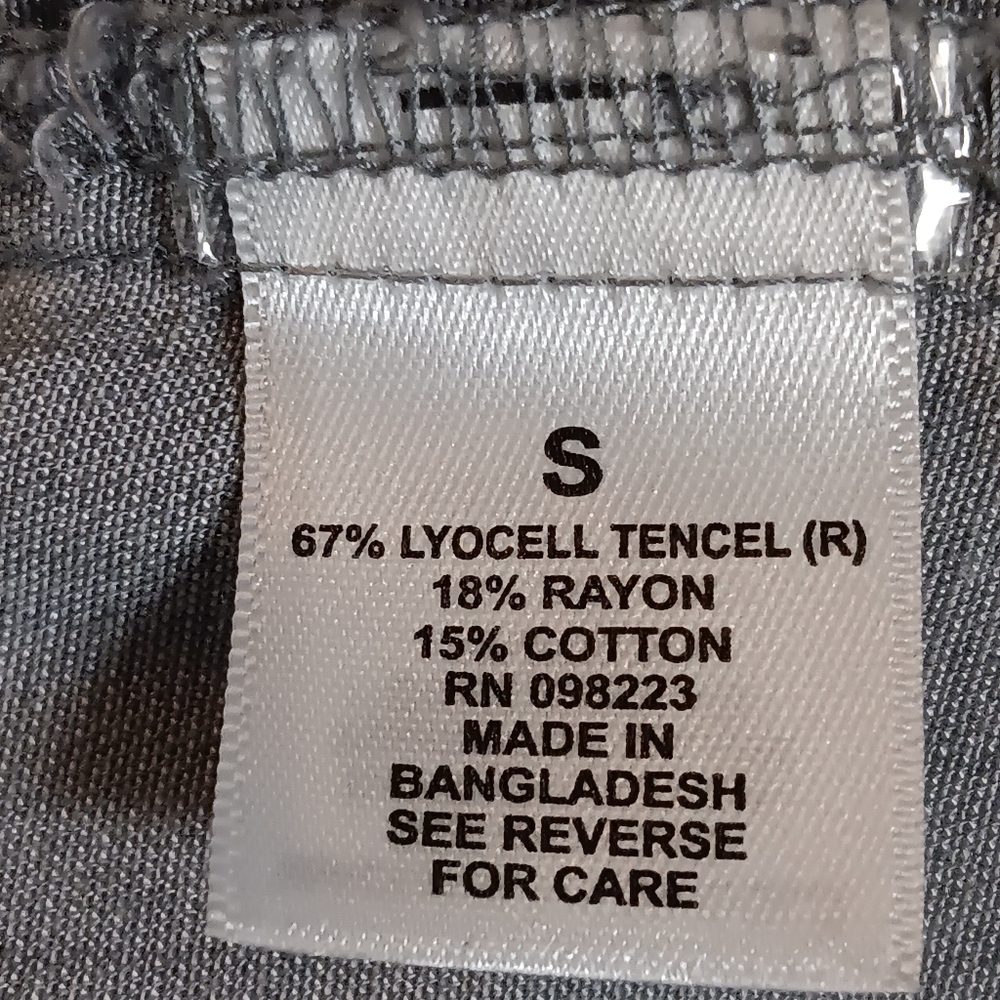 HOUSTON RODEO EDITION MAGELLAN gray Tencel blend shirt, S - Picture 10 of 14